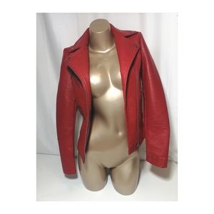 Le Chateau BRAND NEW faux leather jacket. Red. XXS.